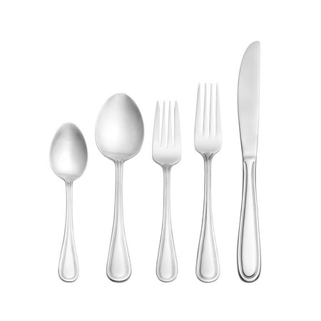 International Stainless Flatware - International Silver Rockport 20 Piece Stainless Steel Flatware Set