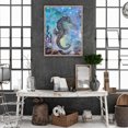 thumbnail image 3 of Cuadros Decorativos Kits de pintura de diamantes 5D DIY Hippocampus Full Square Drill Mosaic (30x40CM) Likrtyny embutido en tela, 3 of 9