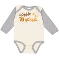 thumbnail image 3 of Inktastic Gobble Gobble Thanksgiving Boys or Girls Long Sleeve Baby Bodysuit, 3 of 5
