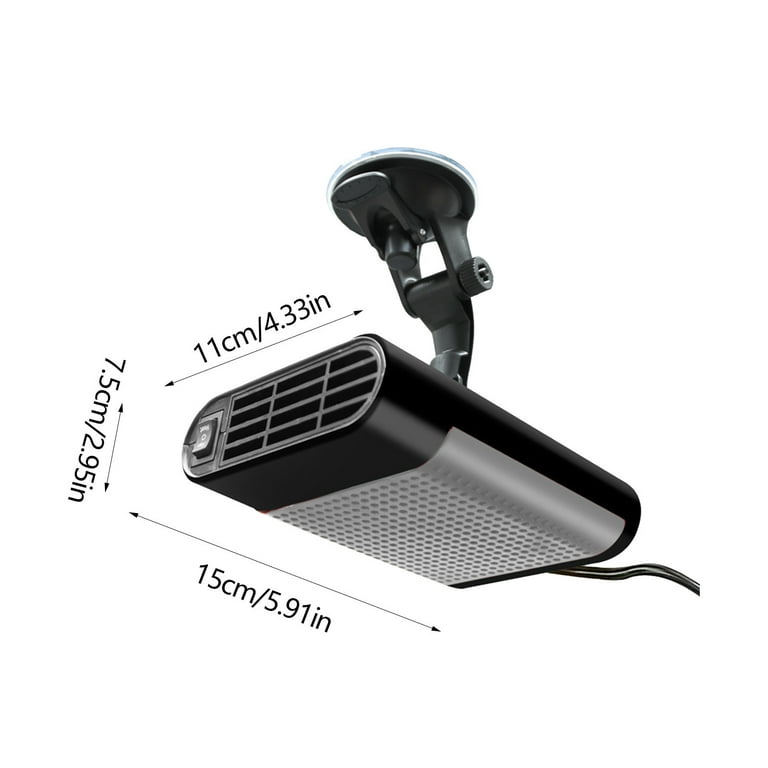 cigarette lighter heater for side by side Miogawg Portable Car Heater, That Plugs Into Cigarette Lighter, 12v  Portable Heater For Windshield And Side Fast Heating Electric Demister,  Defroster For Car Windshield