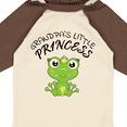 thumbnail image 4 of Inktastic Grandpa's Little Princess Cute Frog Girls Long Sleeve Baby Bodysuit, 4 of 5