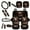 Deer American Flag, variant on Yuyamidu Deer Car Seat Covers Full Set with Steering Wheel Cover Seat Belt Strap Pads American Flag Gear Shift Cover Hand Brake Cover Sun Visor Car Coasters Rearview Mirror Cover Keychain 16 PCS