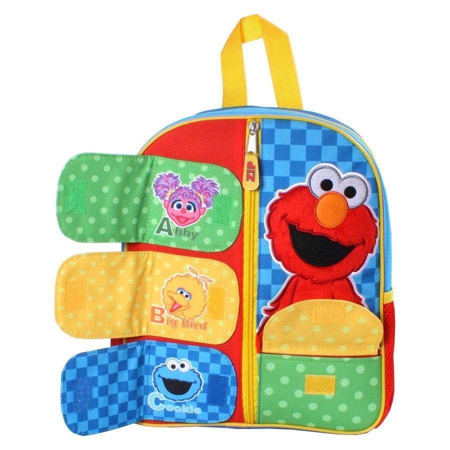 Sesame Street 12" Elmo Kids' Backpack  ABC's NEW 