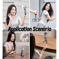 thumbnail image 5 of MA38 Magnetic Phone Tripod for iPhone, Portable Phone Holder Mini Tripod for Magsafe, 5 in 1 Portable Pocket Size Vlogging Tripods with 180° Rotation & Strong Magnet (1Pcs),black, 5 of 7