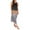 Coffee, variant on Cotton Linen Sleeveless Slit Gradient Tie Dye Long Dress Relaxed Fit Dresses (Women's) Size 16