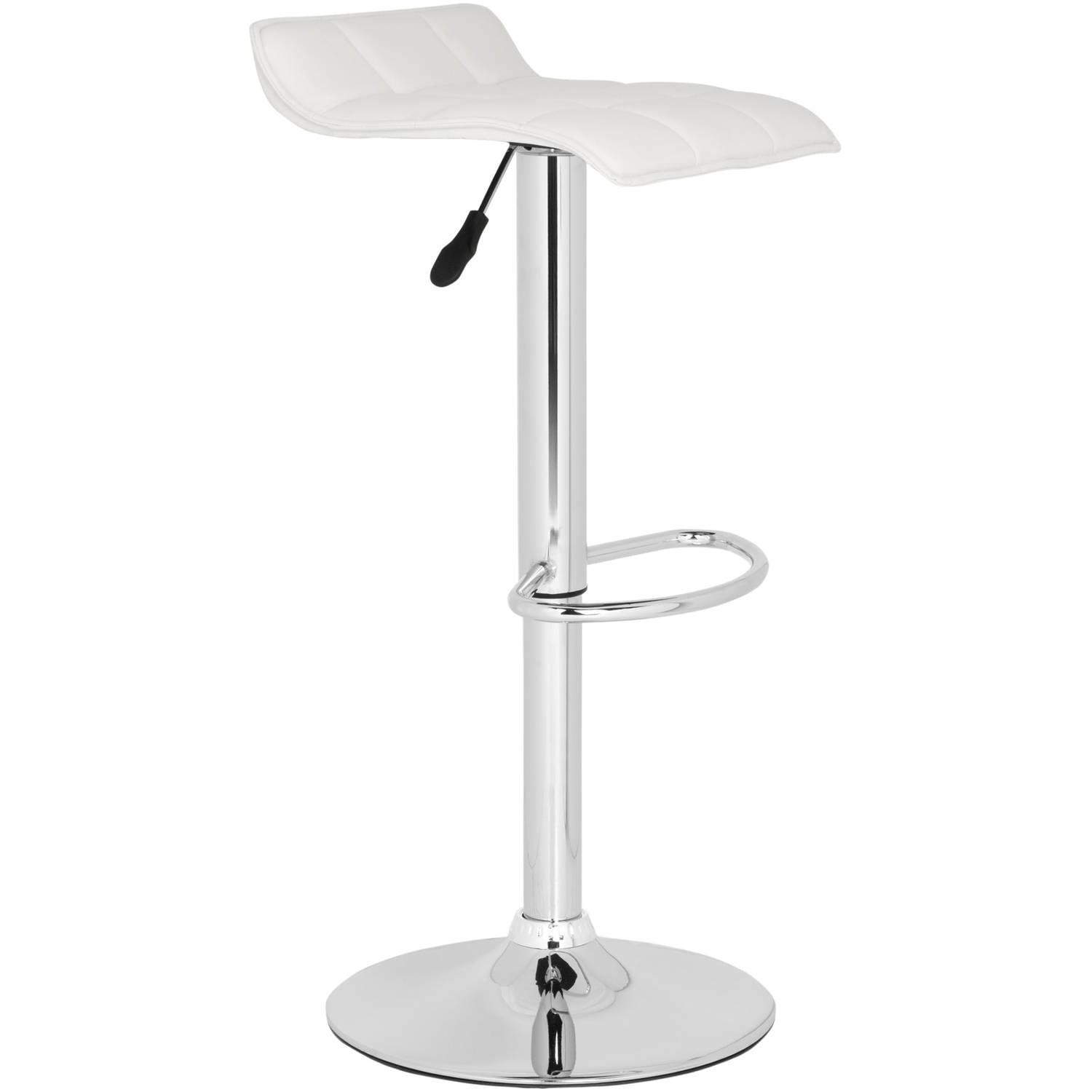 SAFAVIEH Lamita Contemporary Swivel Bar Stool, White
