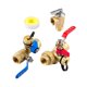thumbnail image 1 of Kit de válvulas para calentador de agua sin tanque VEVOR de 3/4" de latón, 1 of 9