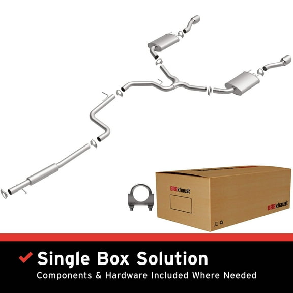 For Chevrolet Impala 2012-2016 BRExhaust Stock Replacement Exhaust Kit