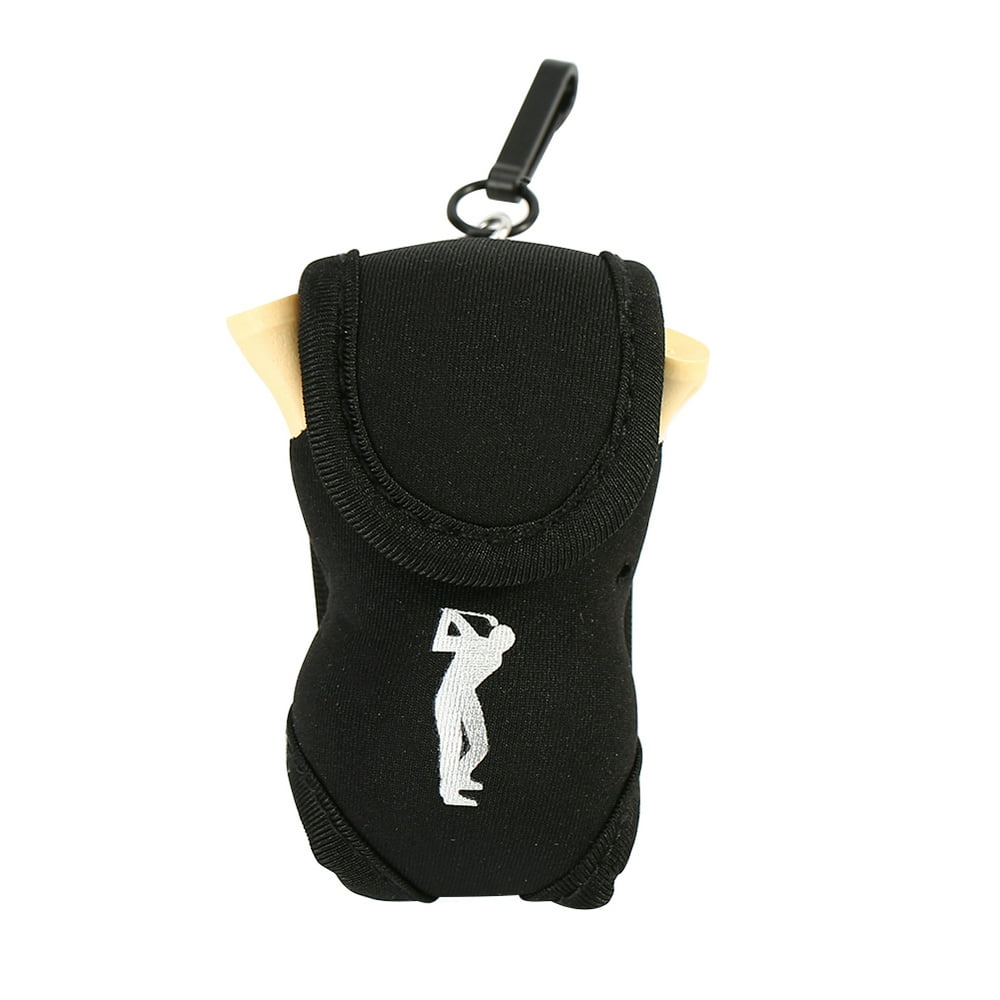 Mgaxyff 3 Colors Golf Ball Bag Holder Clip Utility Pouch Sports Golfing