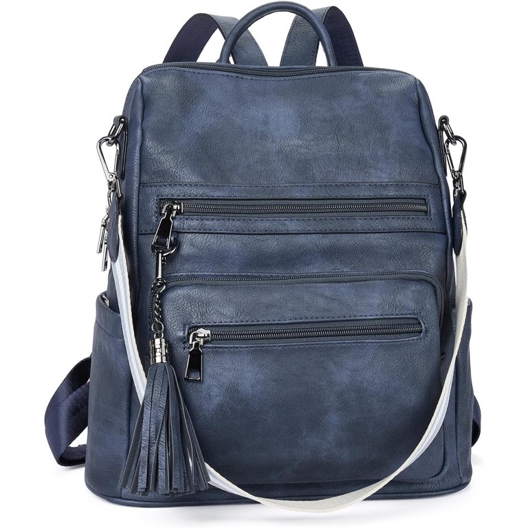 Womens Backpack Purse Vegan Leather Large Travel Backpack  display picture 2