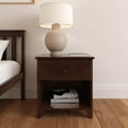 thumbnail image 2 of Plank+Beam Solid Wood Nightstand with 1 Drawer for Bedroom, 2 of 10