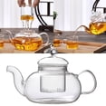 thumbnail image 2 of Clearance Sale! Leott Clear Teapot with Removable Infuser 20.3 Oz Loose Leaf and Tea Maker, Glass Flower Teapot, Household Teapot, 1*Kettle, 2 of 6