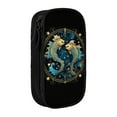 thumbnail image 1 of Large Storage Pencil Case, Pisces Pattern with Zipper Large Capacity Pen Bag, 1 of 8