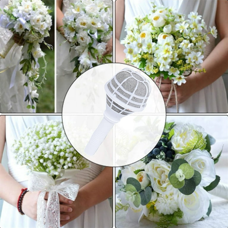 2pcs Wedding Bouquet Holder Flower Foam Bouquet Holder Bridal Bouquet  Holder 