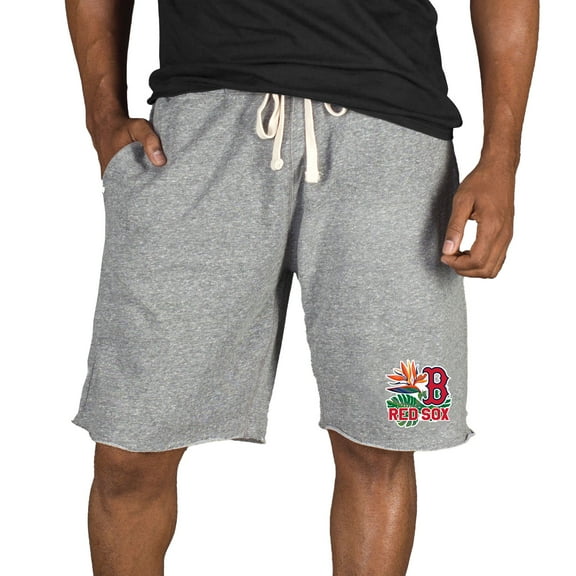 Men's Concepts Sport Gray Boston Red Sox Mainstream Tri-Blend Shorts