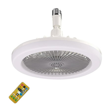 

Xinduolei Ceiling Fan with Light Closed Thin Fan Light Ceiling Fan Light Hidden Electric Fan Universal Joint Lamp Holder Family Summer Gift