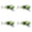 Green 4PCS, variant on 2026 New Bionic Wasp Micro Topwater Lure Crawl Bait with Acoustic Noise Steel Balls Carbon Steel Hooks for Bass Pike Fishing （Green）
