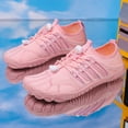 thumbnail image 7 of ChiVerve Hiking Barefoot Shoes for Women Men Breathable & Non-Slip Athletic Footwear Wide Toe Water Shoes, Designed for Walking & Running & Swimming | Pink, 11 Men, 7 of 7