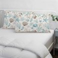 thumbnail image 4 of Ocean Coastal Throw Pillow Cover 20 x 26 Inch Decorative Pillow Cover Nautical Beach Starfish Coral Seashells Leaf Lumbar Pillowcase Seasonal Rectangle Cushion Case for Couch Sofa Bed Living Room, 4 of 9