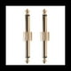 thumbnail image 5 of 10Pcs 1/4 Pulgada 6.35 mm Efectos de Guitarra Conector de Pedal Acoplador Jack Interfaz Adaptador de Cable Accesorios de Placa de Pedal Eléctrico, 5 of 5