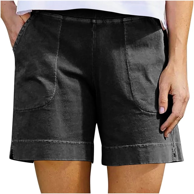 FNFYFH Clearance Womens Athletic Loose Fit Solid Color Summer Gym Shorts Lightweight Exercise Shorts,Gray