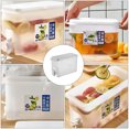 thumbnail image 2 of KAKOWELY 1pc Refrigerator Water Kettle with Faucet Juice Container Beverage Dispenser,9.84"X4.72"X6.69", 2 of 5