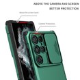 thumbnail image 3 of Dteck for Samsung Galaxy Samsung Galaxy S23 Case with Slide Cover Camera Protector, Slim Hybrid Shockproof Rugged Cover with Built-in Kickstand for Samsung S23 5G,Dark Green, 3 of 7