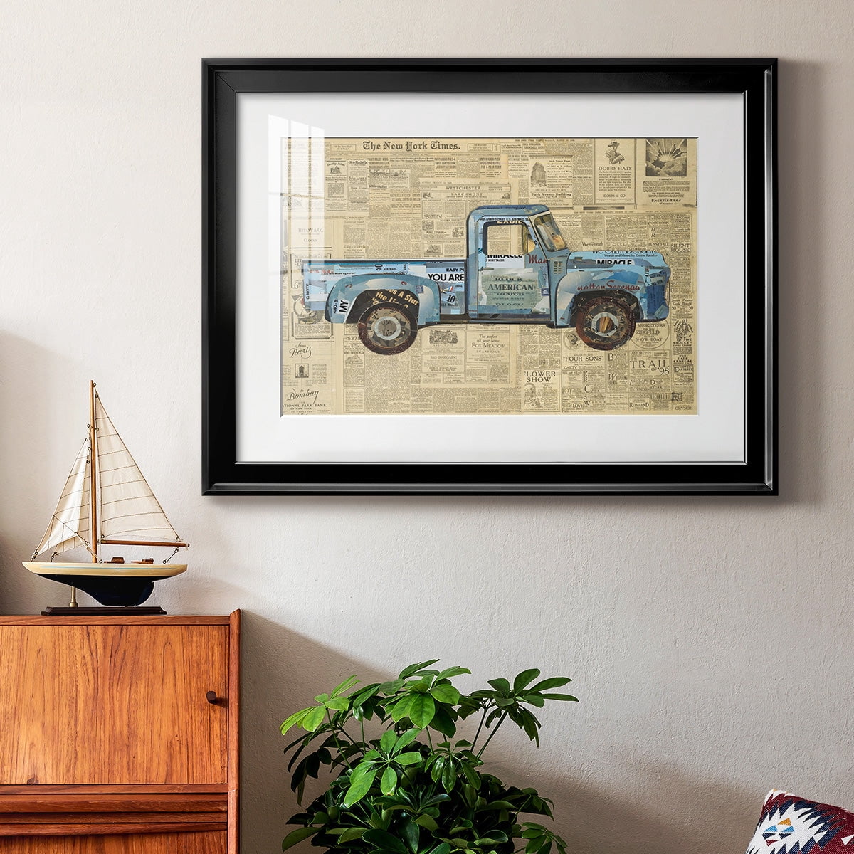 Georgeâ€™s â€™53 Ford Premium Framed Print - Ready to Hang
