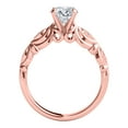 thumbnail image 3 of Aonejewelry 1/2 Ct. Halo Diamond Engagement Bridal Ring Set 10K Solid Rose Gold, 3 of 4