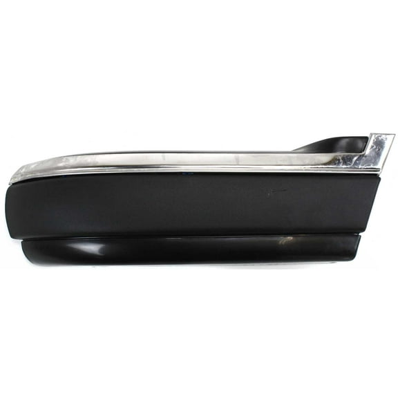 Bumper End Compatible with CHEVROLET S10 PICKUP 1994-1997 LH Primed with Side Molding Holes