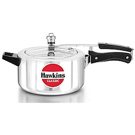 

Hawkins Classic Aluminum New Improved Pressure Cooker 4-Liter