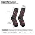thumbnail image 2 of Vsdgher Valentine'S Day Crew Socks for Men & Women, Breathable Casual Athletic Ankle Socks, 2 of 6
