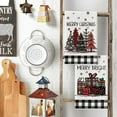 thumbnail image 3 of SM-XLHN Xmas Tree Gift Box Merry Christmas Kitchen Towels Dish Towels, 18x26 Inch Holiday Merry Bright Winter Decoration Hand Towels Set of 2, 3 of 6
