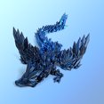 thumbnail image 5 of Vekome 18" 3D Printed Dragon,3D Printed Flying Dragon, Wings Spreadable Crystal Dragon, Flying Dragon Fidget Toy,Crystal Dragon Toys Gifts for Adults Kids, 5 of 7