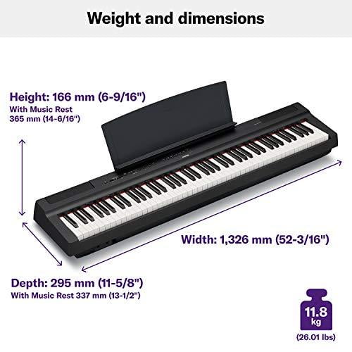Yamaha P-125 Digital Piano - Black - Walmart.ca