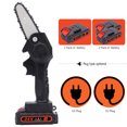 thumbnail image 4 of Graflsoa Compact 4-Inch Electric Chainsaw with 2000mAh Battery, Lightweight ABS Housing, High-Efficiency Tree Cutting, Black, US/EU Plug Option, 4 of 7