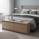 thumbnail image 1 of Baúl de Almacenamiento Banca Pie de Cama, Banco Organizador para Recámara, Mueble Multifuncional para Dormitorio., 1 of 6