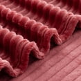 thumbnail image 5 of Mainstays Textured Plush Throw Blanket, Mauve Dusk, 50 x 72 in, 5 of 5