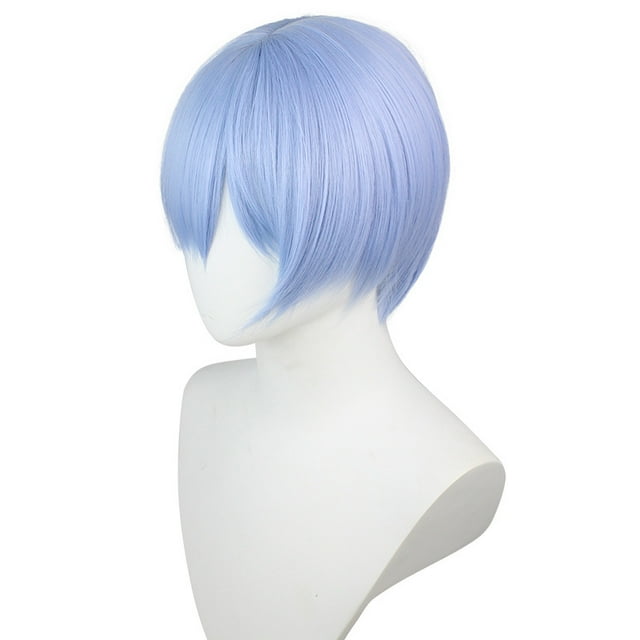 Peluca para cosplay Azurs Lanes IJNS Ayanami, pelo sintético, 30 cm