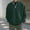 Army Green, variant on Streetwear Men's Half Zipper Pullover Sweatshirts Solid Color Stand-Up Collar Long Sleeve Top Sweatshirt Korean Style Clothes