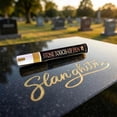 thumbnail image 5 of Memorial Stone Lettering Repair Paint Pen Strong Coverage Inscriptions Restoration Tool, 5 of 7