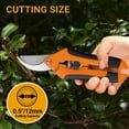 thumbnail image 6 of TACILIP Garden Pruning Shears Stainless Steel Blades Handheld Pruners Save Effort Easy To Work Pulley Lever -pruners Bypass Pruning Shears for Your Garden Gardening Supplies, Men Gifts, 6 of 6