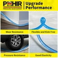 thumbnail image 4 of POHIR  50FT 4800 PSI Pressure Washer Hose 3/8" for Cold & Hot Water (Up to 248℉) Kink Resistant Industrial Grade Steel Wire Braided QC Ends with 2 M22-14mm to 3/8" Adapters for Professional and Home, 4 of 10