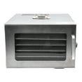 thumbnail image 3 of Food Dehydrator, Stainless Steel Time Setting Electric Food Dryer Machine 400W  For Fruit For Kitchen Use US Plug 110V, 3 of 8