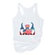 thumbnail image 4 of Cuello redondo para mujer Día de la Independencia Impresión Sin mangas Casual Chaleco suelto Tops Fridja gh60, 4 of 5