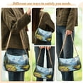 thumbnail image 5 of Ryvnso Beautiful Landscape River Mountain Womens Chain Shoulder Bag Tote Handbags Clutch Hobo Purse with Zipper for Travel, 5 of 7