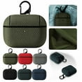 thumbnail image 1 of For Airpods 3rd 2021 Generation Nylon Cloth Pattern Waterproof Protective Case Shockproof Case Cover Bluetooth Wireless Earphone Buckle, 1 of 5