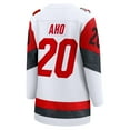 thumbnail image 3 of Women's Fanatics Sebastian Aho White Carolina Hurricanes Away Breakaway Jersey, 3 of 3