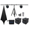 (2) Chauvet DJ SWARM WASH FX Lights w/Lasers,Strobes,UV+Stand+Scrim+Bags+Remote