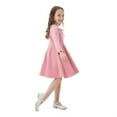 thumbnail image 5 of Tiijoy Big Girl's Long Sleeve Shirt Dress School Style Casual Midi Dresses, Sizes 11-12, 5 of 6